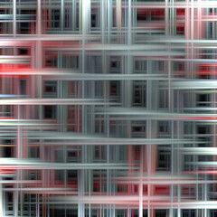 Obraz premium Black black pink lines, crosses, abstract modern office building