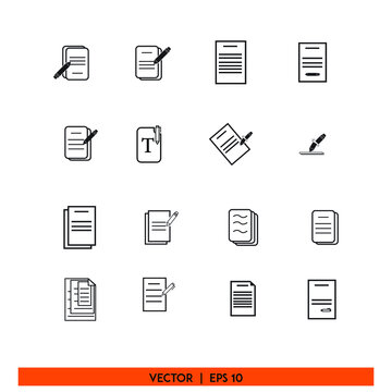 check list mark  artboard set Icon vector graphic of