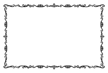 クラシックなフレーム　1色