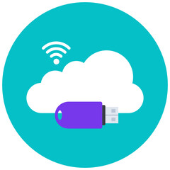 
Vector of cloud wifi, editable icon of cloud usb 

Vector of clud wifi, editable icon of cloud usb 
