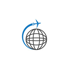 Airplane icon vector illustration design Logo Template