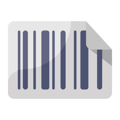 
Barcode scan icon in editable style, upc
