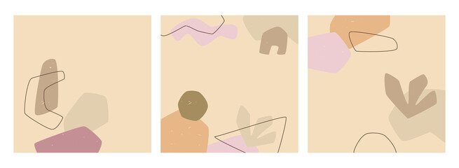 Square Abstract Feed Backgrounds