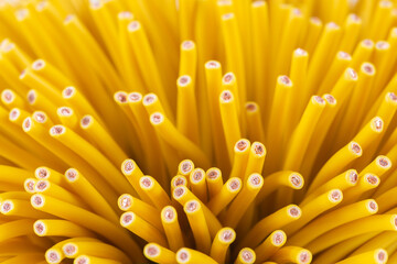 Bundle electric copper cable wire close-up