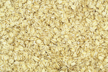 Oat flakes background