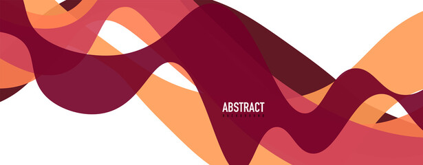 Fluid wave colorful abstract background. Dynamic colorful vibrant vector design