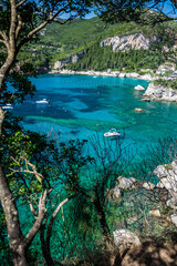 Obraz premium sea view corfu