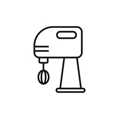 Food mixer icon design isolated on white background. vector illustration