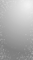 Beautiful snowfall Christmas background. Subtle fl