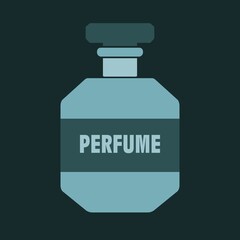 fragrance icon or logo perfume bottles vector
