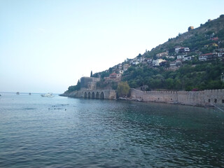 ancient shipyard in Alanya, Turkey