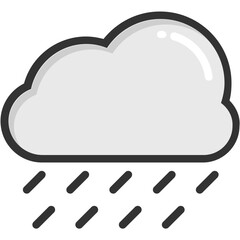 
Raining Vector Icon
