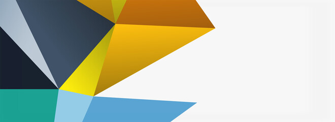 3d mosaic abstract backgrounds, low poly shape geometric design