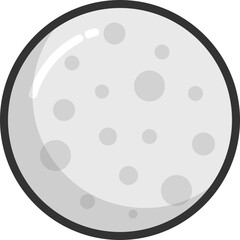 
Moon Vector Icon
