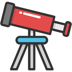 
Telescope Vector Icon
