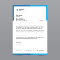 Letterhead Template Vector Design
