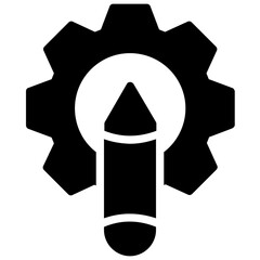 Accounting Auditor , Finance Glyph Vector Icons