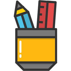 
Pencil Case Vector Icon
