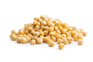 Healthy cooked chickpeas