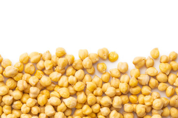 Healthy cooked chickpeas