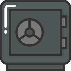 
Bank Vault Vector Icon
