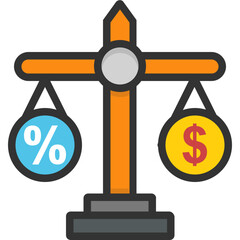 
Business Scale Vector Icon
