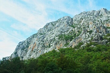Fototapeta premium Croatia-view of a mountains in the Paklenica National Park