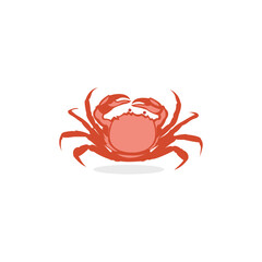 The delicious sea crab logo is suitable for expensive restaurants
