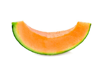 cantaloupe melon isolated on white background