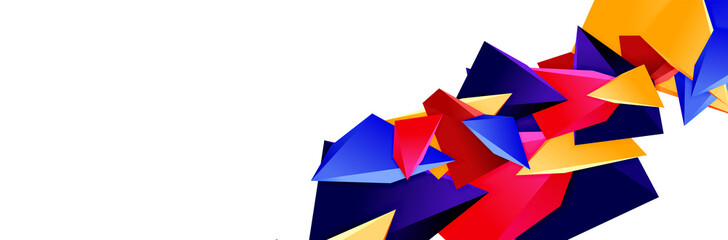 Triangle mosaic abstract background, 3d triangular low poly shapes. Geometric vector illustration for covers, banners, flyers and posters and other