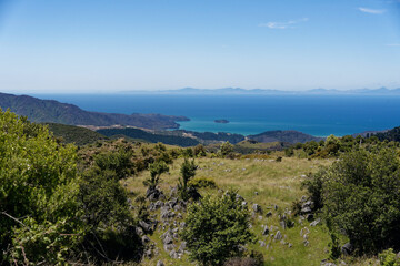 Hawkes Lookout at Takaka Hill, Nelson region, New Zealand