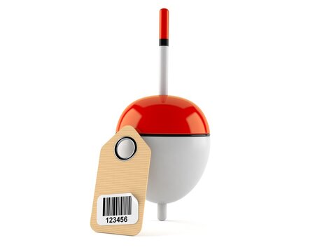 Fishing float with barcode