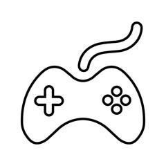 game controller icon isolated on background