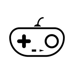 game controller icon isolated on background