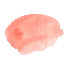 Abstract watercolor stain, pink tone. Place for text, for design.