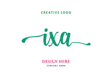IXA lettering logo is simple, easy to understand and authoritative