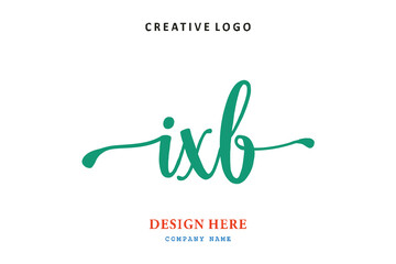IXB lettering logo is simple, easy to understand and authoritative