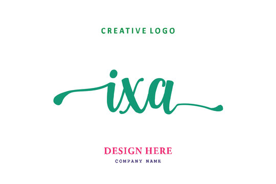 IXA lettering logo is simple, easy to understand and authoritative