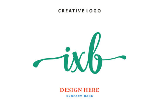 IXB lettering logo is simple, easy to understand and authoritative