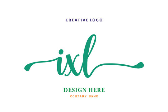 IXL lettering logo is simple, easy to understand and authoritative