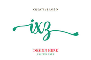 IXZ lettering logo is simple, easy to understand and authoritative