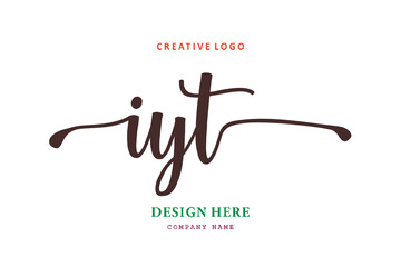 IYT lettering logo is simple, easy to understand and authoritative