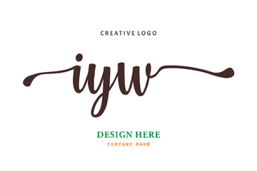 IYW lettering logo is simple, easy to understand and authoritative