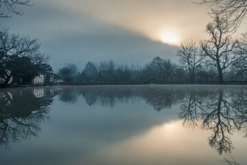 Fototapeta premium 中国安徽黄山市黟县宏村