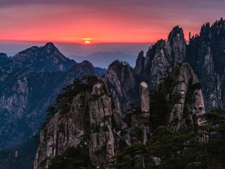 中国安徽黄山市黄山风景区