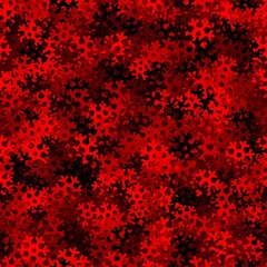 Vector holiday texture, seamless winter pattern with pretty snowflakes