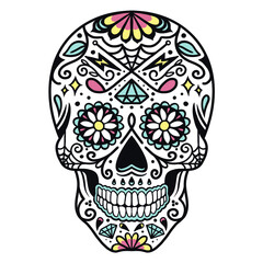 skull candy vector illustration