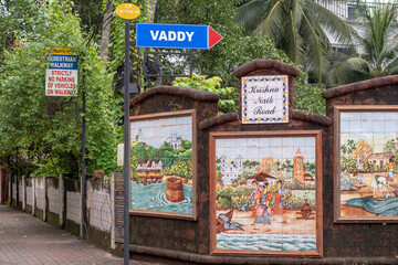 Fototapeta na wymiar Streets of Goa.