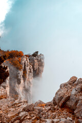 rocks in the mountains