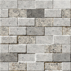 Decorative stone brick wall. Tiles for interior design. Background texture